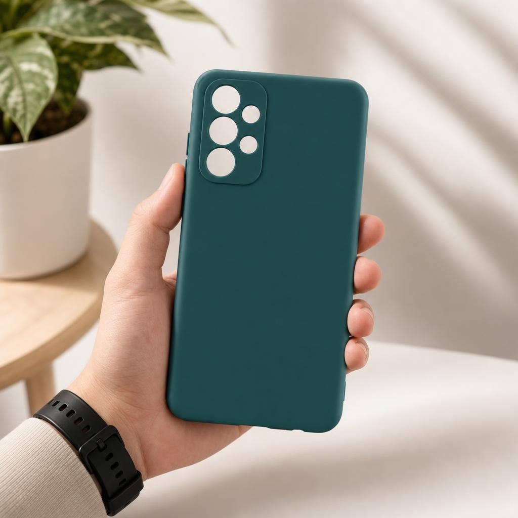 Aspect general husa Samsung Galaxy A33 5G verde inchis