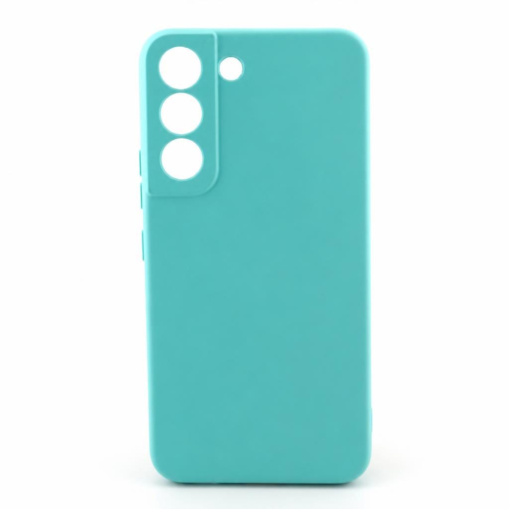 Husa Samsung Galaxy S22 Flippy liquid silicone albastru deschis