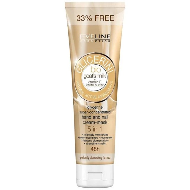 Crema pentru Maini, Eveline, Glicerina 100 ml Lapte de Capra 1
