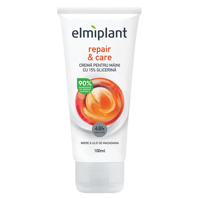 Crema de Maini, Elmiplant, Reparatoare, 100 ml 2