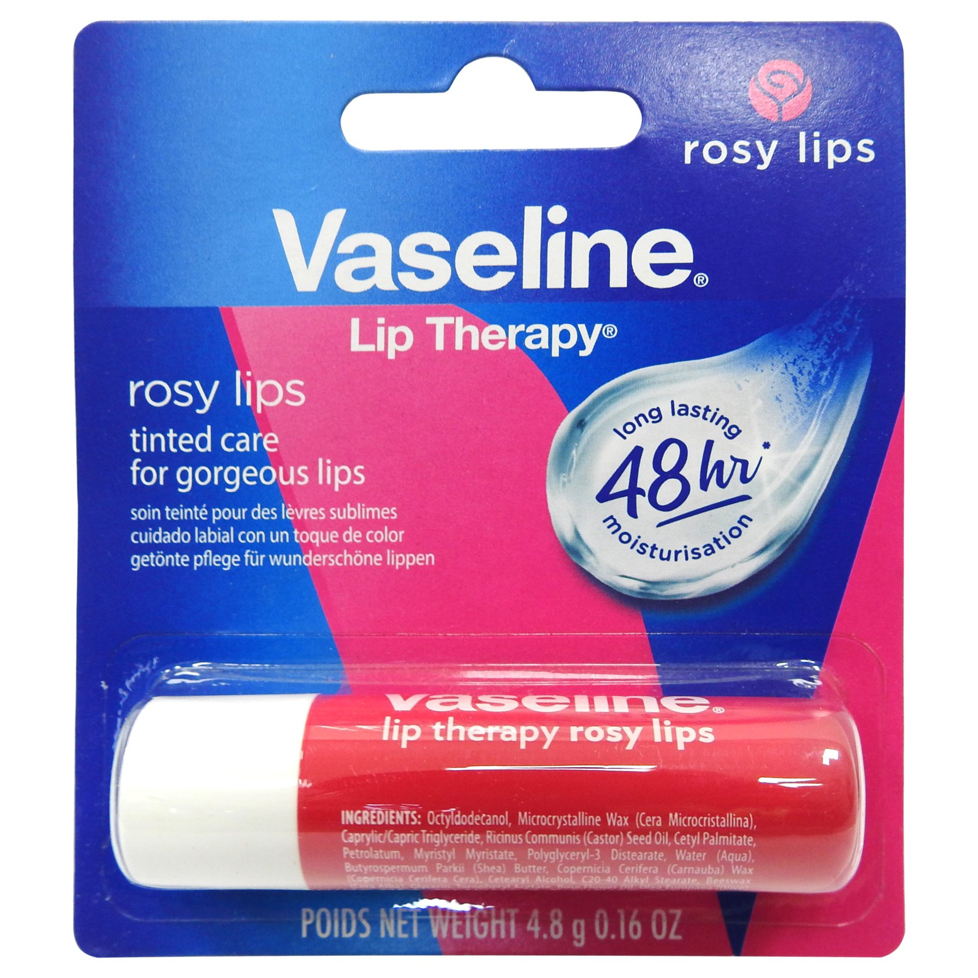 Balsam, Vaseline Lip, 4.8 g Rosy Lips 1