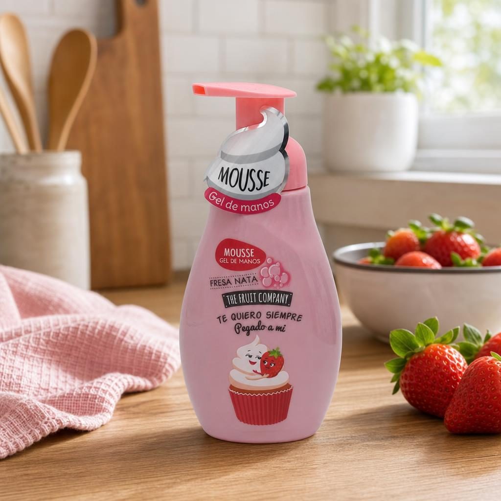 Sapun Lichid, The Fruit Company, Spuma 250 ml Fresa