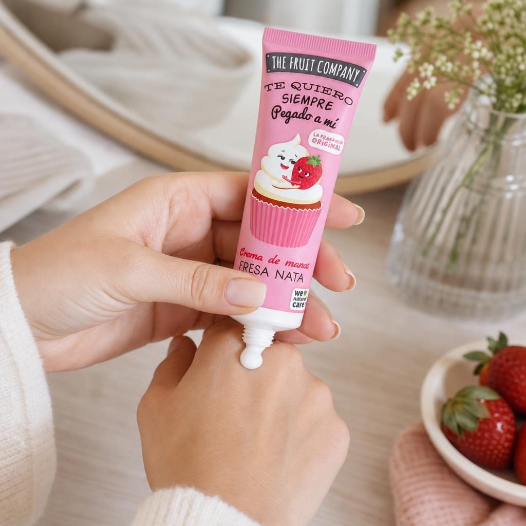 Crema pentru Maini, The Fruit Company, 50 ml Fresa