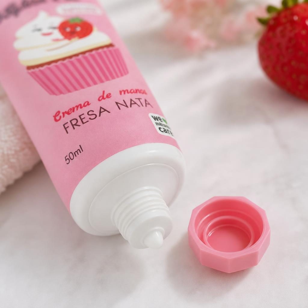 Crema pentru Maini, The Fruit Company, 50 ml Fresa