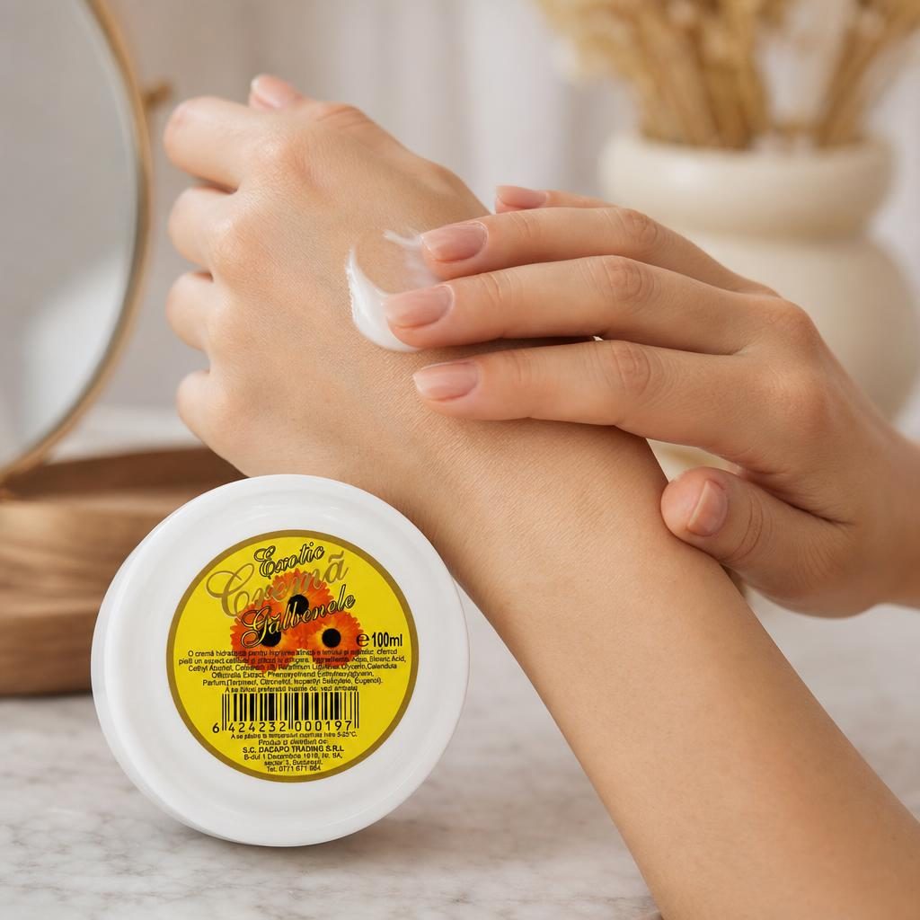 Exotic Crema, 100 ml , Hidratanta Ten si Maini Galbenele