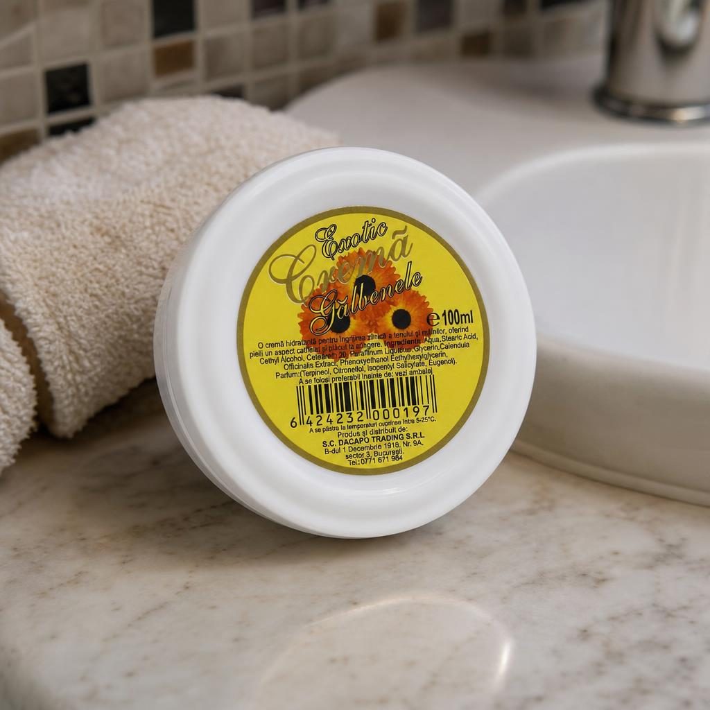 Exotic Crema, 100 ml , Hidratanta Ten si Maini Galbenele