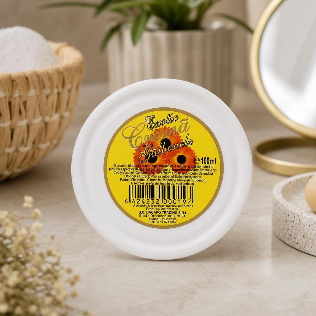 Exotic Crema, 100 ml , Hidratanta Ten si Maini Galbenele