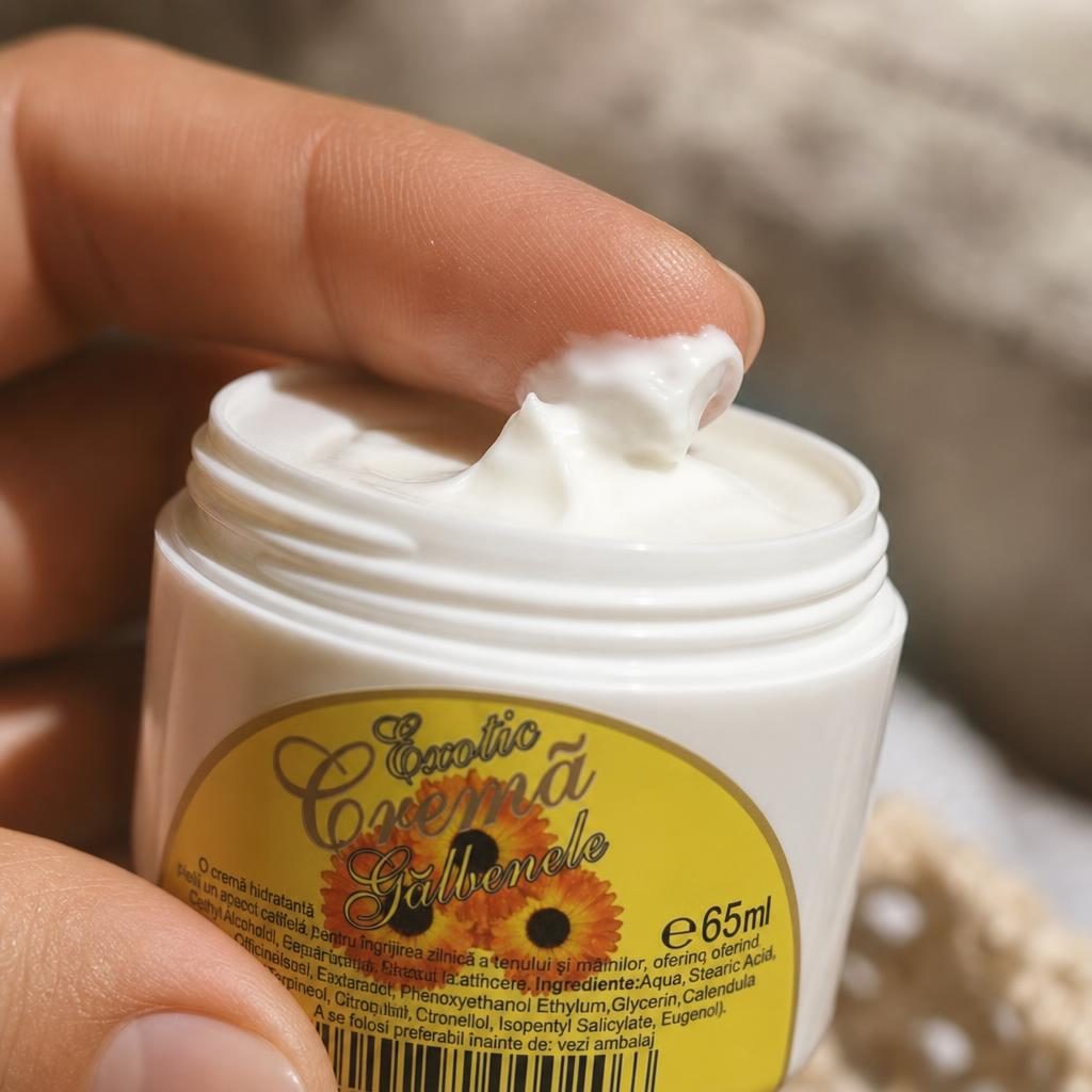 Exotic Crema 65 ml , Hidratanta Ten si Maini Galbenele