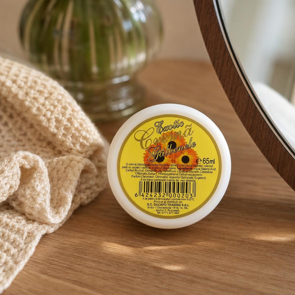 Exotic Crema 65 ml , Hidratanta Ten si Maini Galbenele