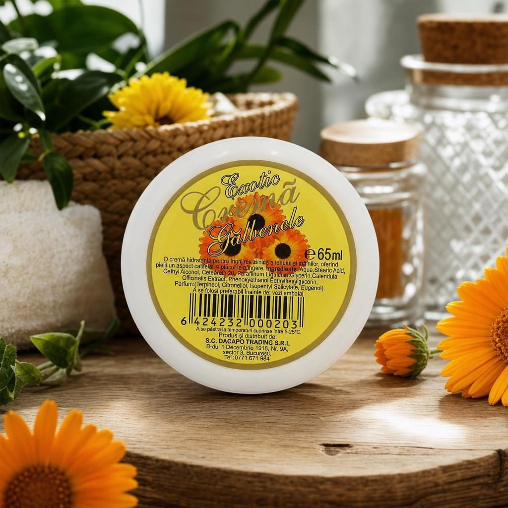 Exotic Crema 65 ml , Hidratanta Ten si Maini Galbenele