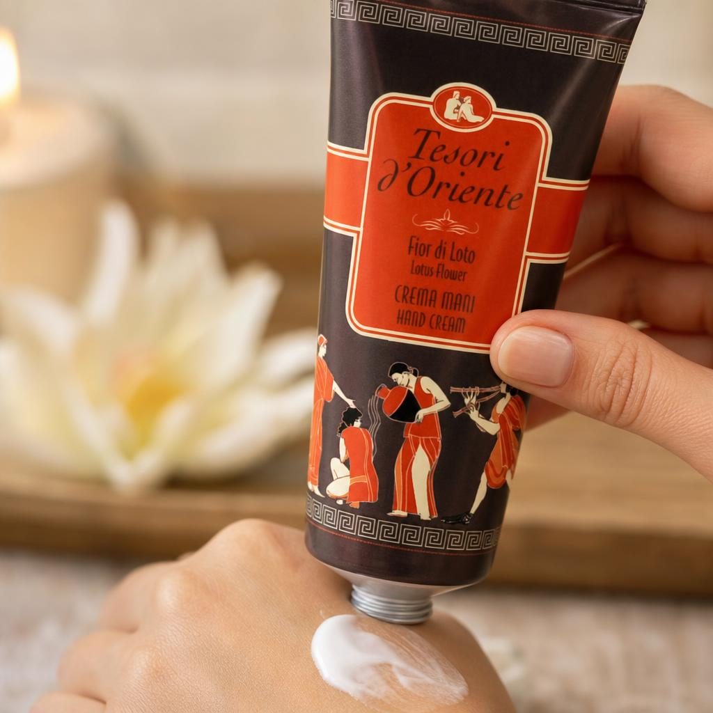 Crema pentru Maini, Tesori D'oriente, 75 ml Fiori Di Loto