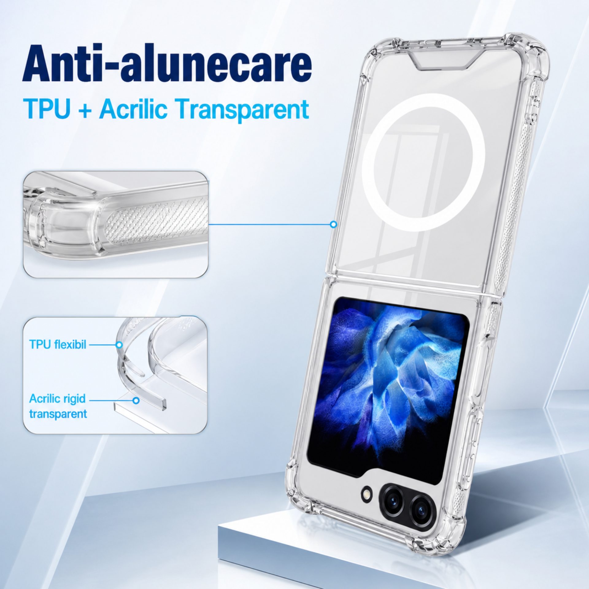 Husă Flippy Galaxy Z Flip6 protecție anti-shock