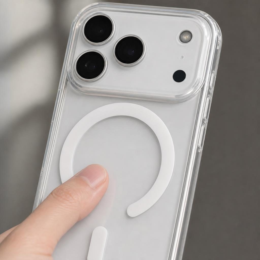 Husă iPhone 17 Pro Flippy cu MagSafe - detaliu lateral