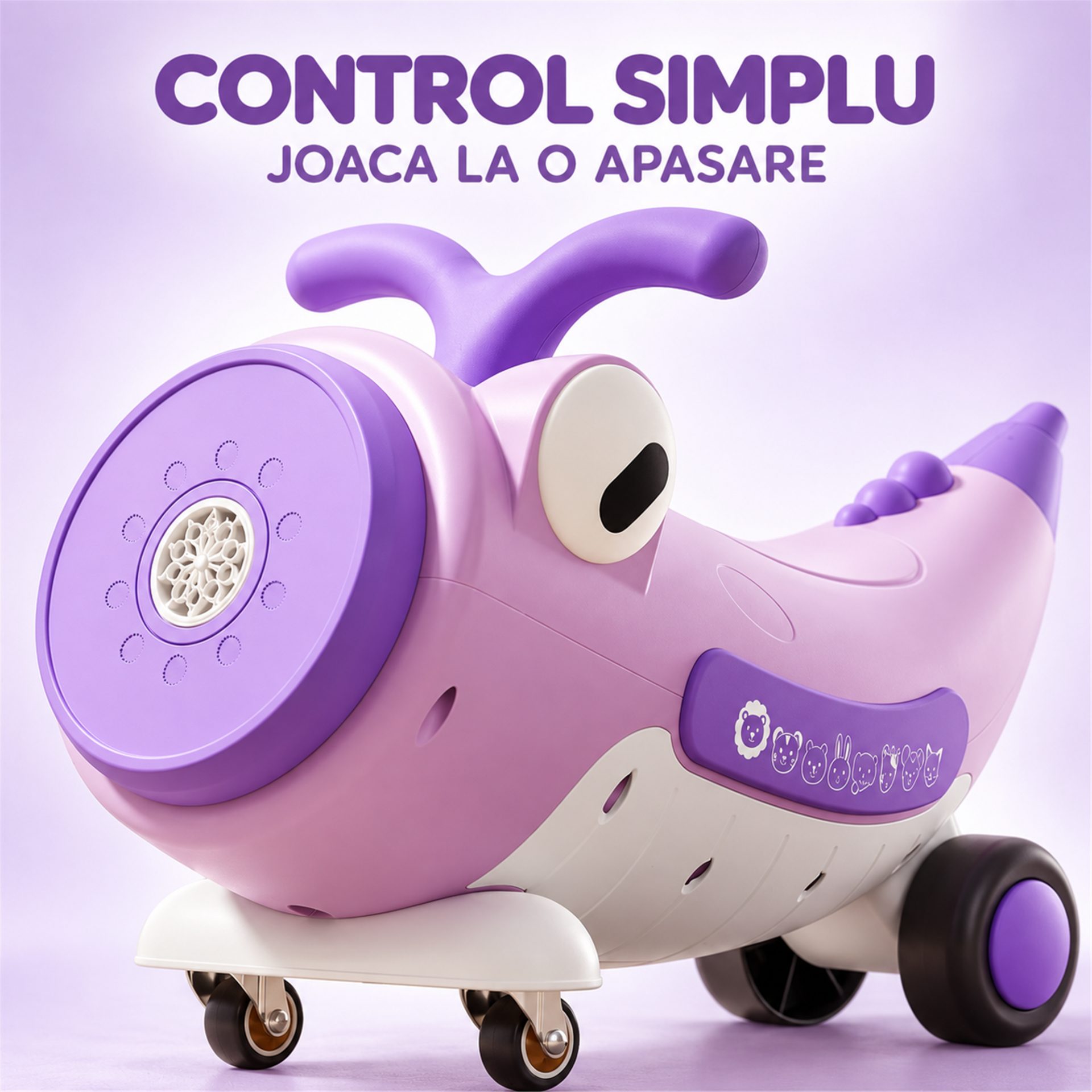 Mașinuță Flippy în acțiune