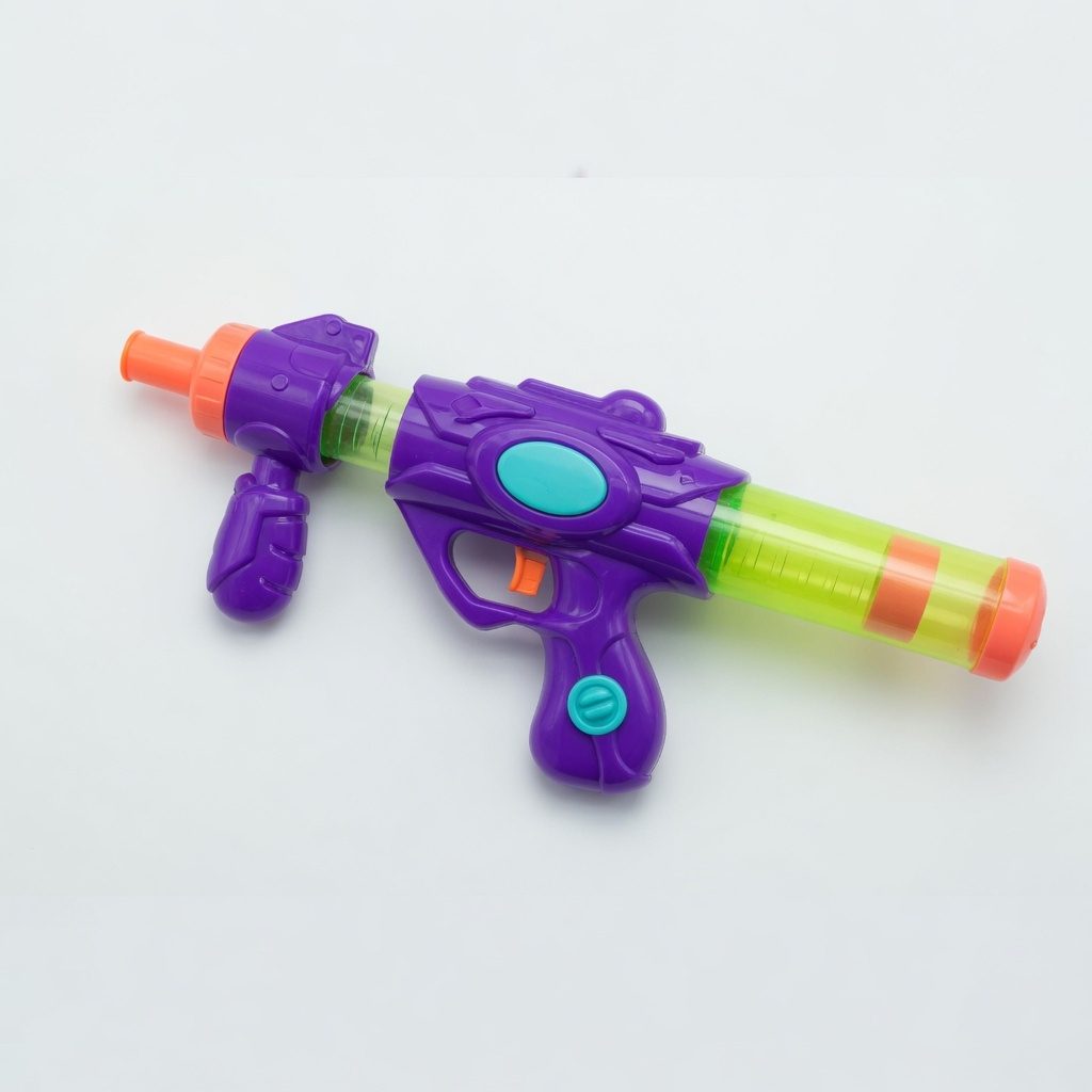 Pistol Cu Bile EVA Cu Pompa Si Proiectile Moi, Blaster Cu Gloante Din Spuma Si Reincarcare Usoara, Jucarie Tip Shooter Cu Design Modern Pentru Joaca Exterior Si Interior Pentru Copii 3+ Ani, Mov 2