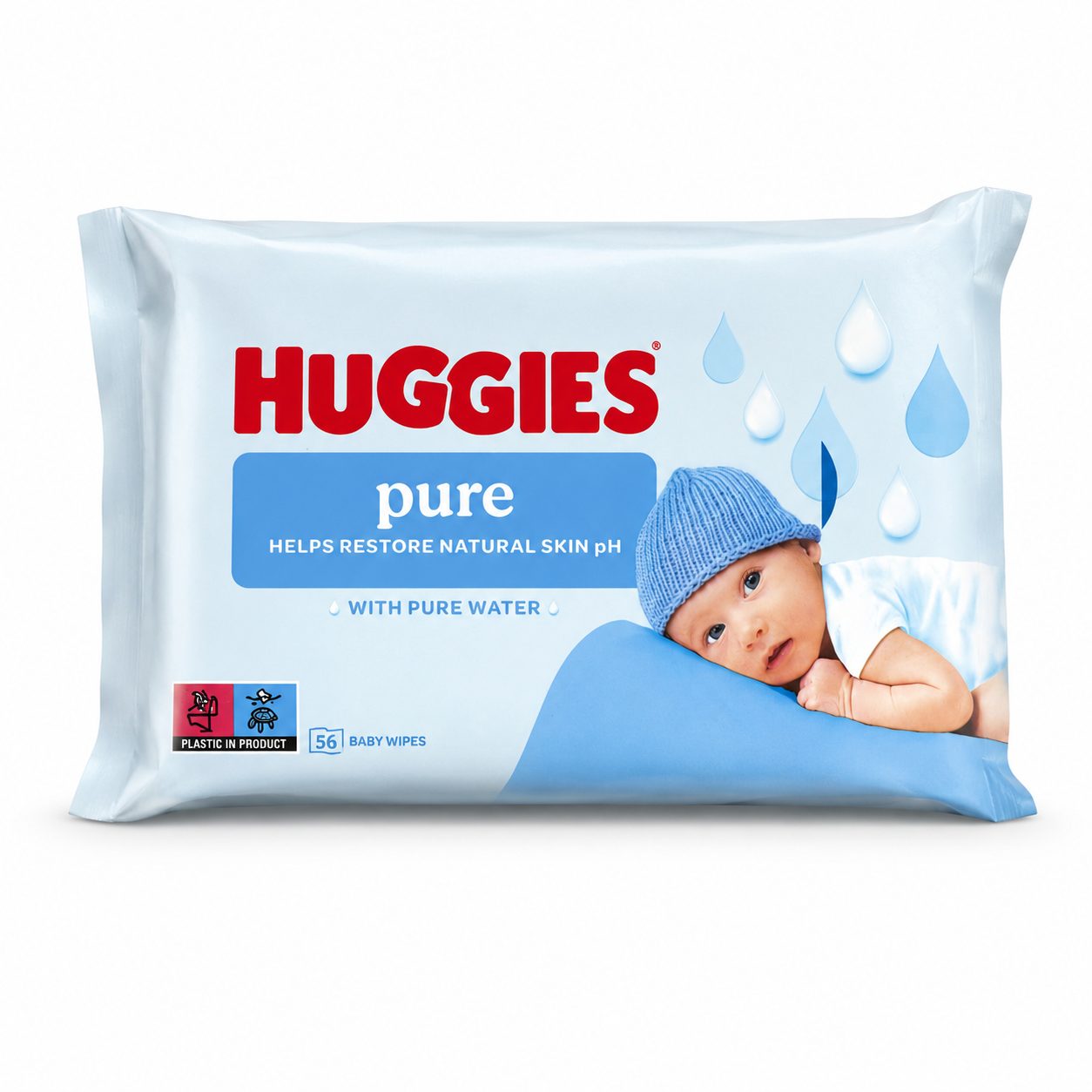 Servetele Umede, Huggies, 56 buc Pure