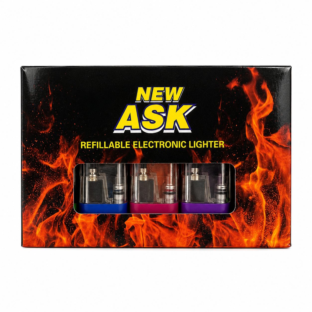 Set brichete electronice reîncărcabile LED multicolor