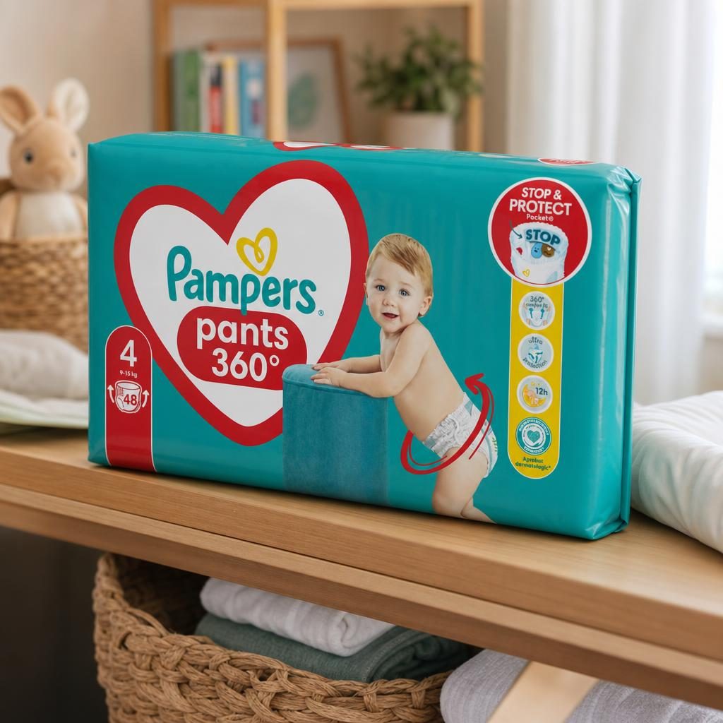 Scutec Tip Pants, Pampers, nr. 4 9-15 kg 48 buc