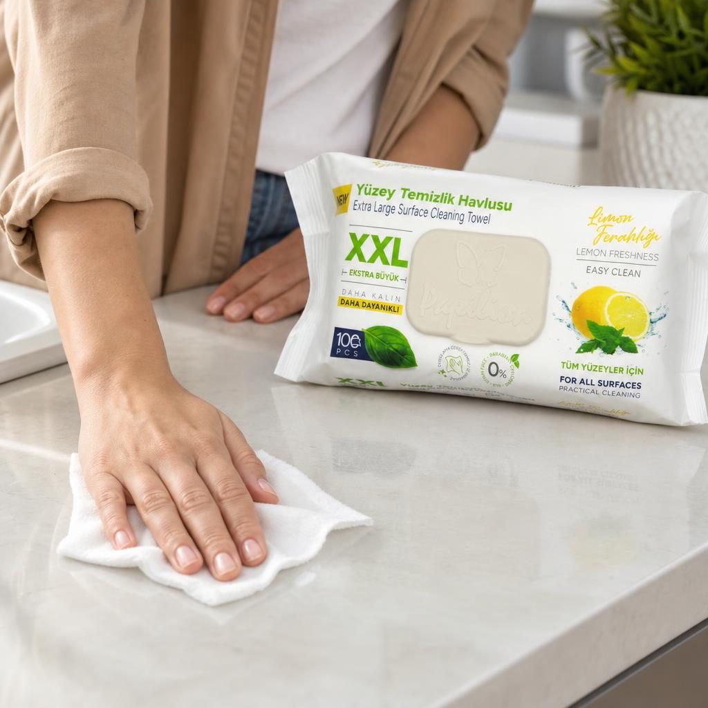 Servetele Umede, Papilion, Multisuprafete 100 buc Lemon