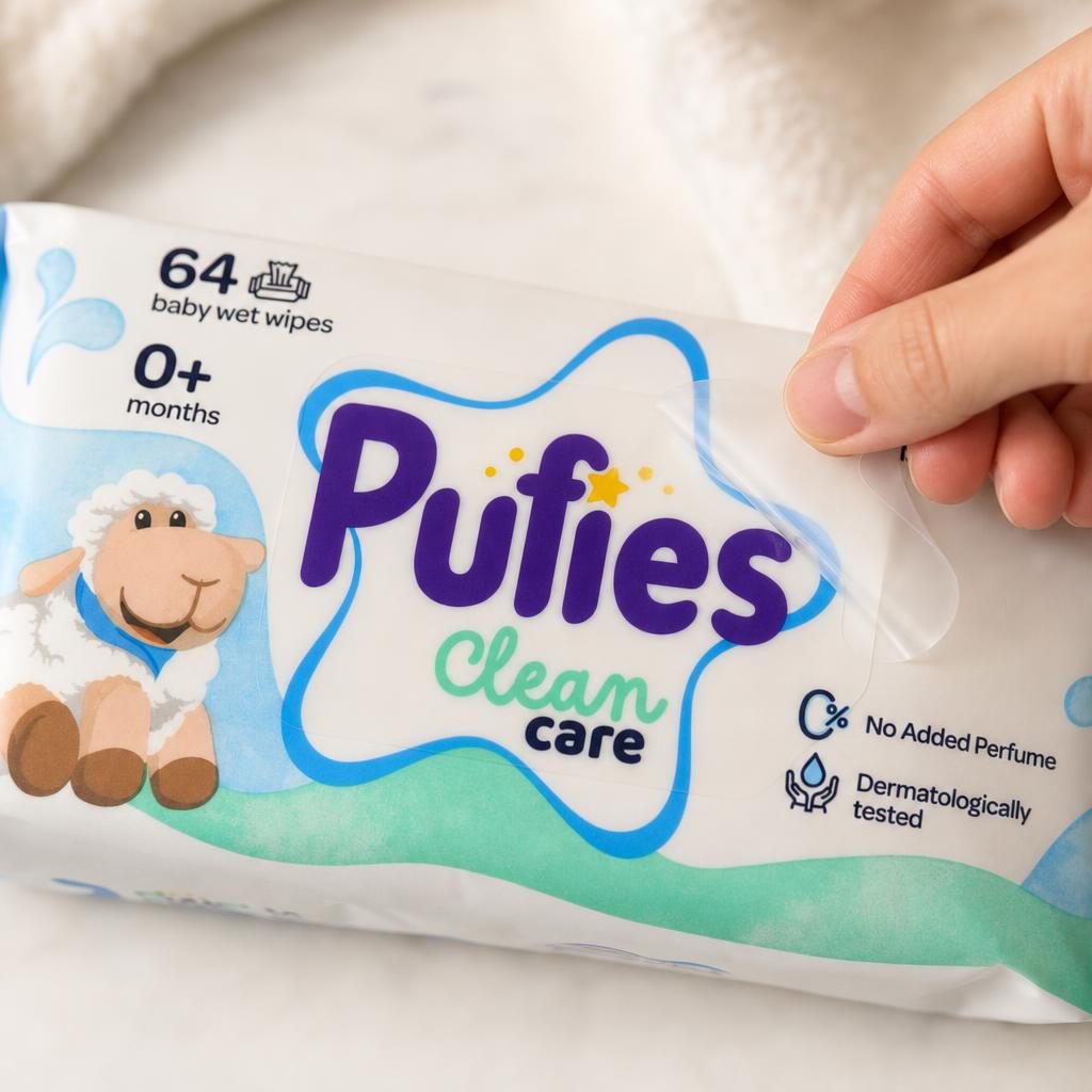 Servetele Umede, Pufies, 64 buc Clean Care