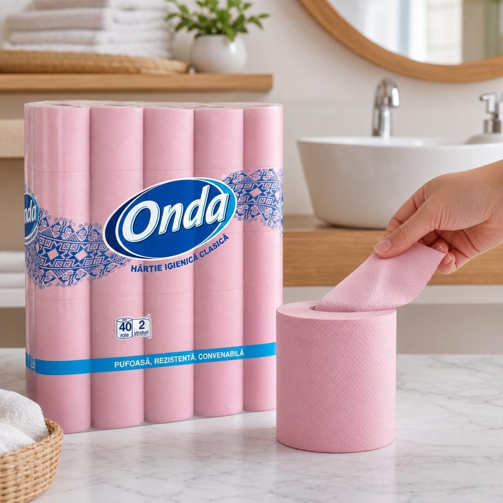 Hartie Igienica, Onda, 40 buc, 2 STARTURI