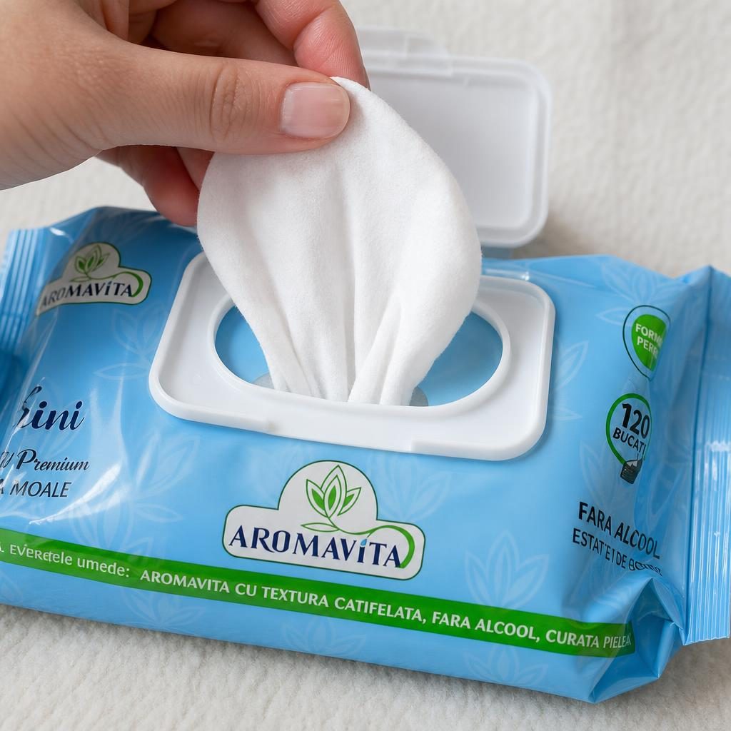 Servetele Umede, Aromavita, 120 buc Diverse Sortimente