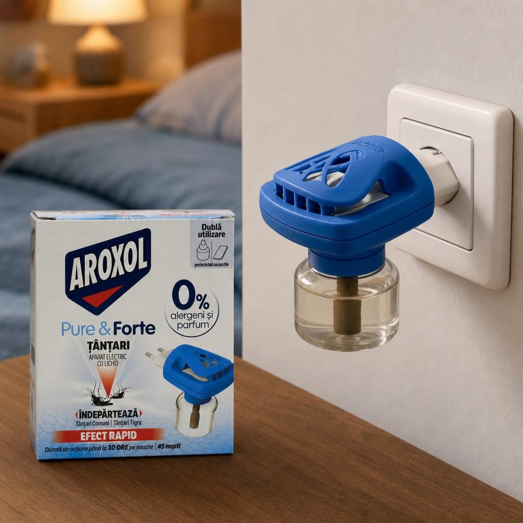 Aparat Antitantari Rezerva, Aroxol, Lichida 45 NOPTI Pure Forte