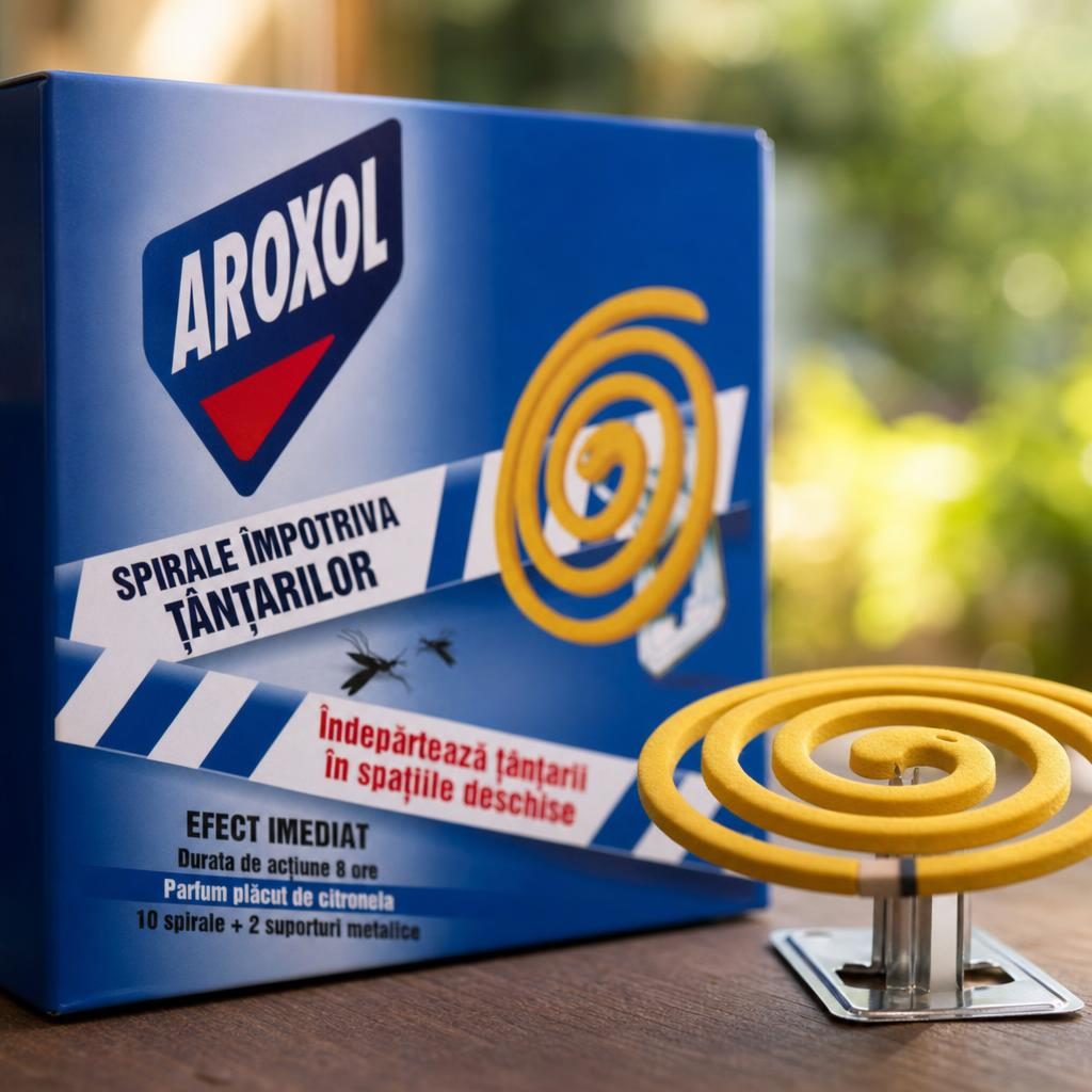 Spirale Antitantari, Aroxol, 10 buc Incluse
