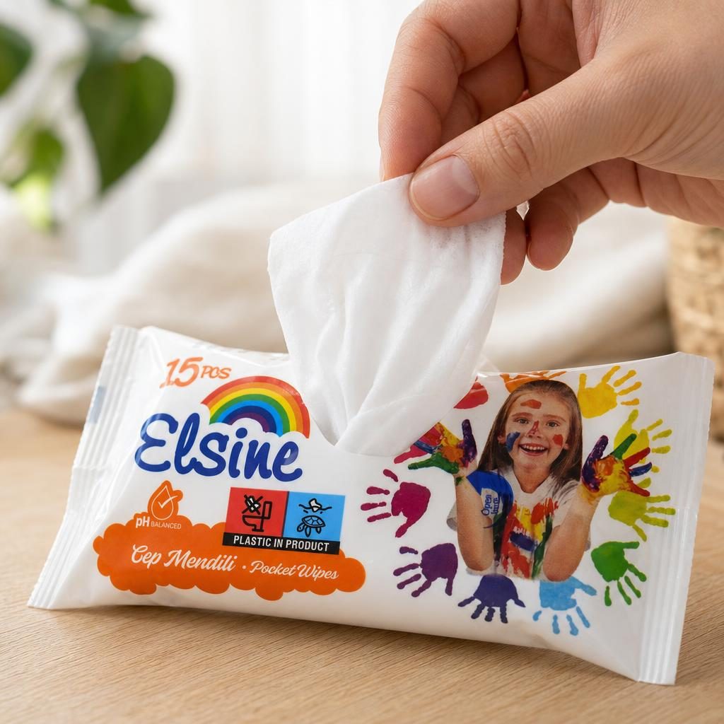 Servetele Umede, Elsine, Buzunar 15 buc