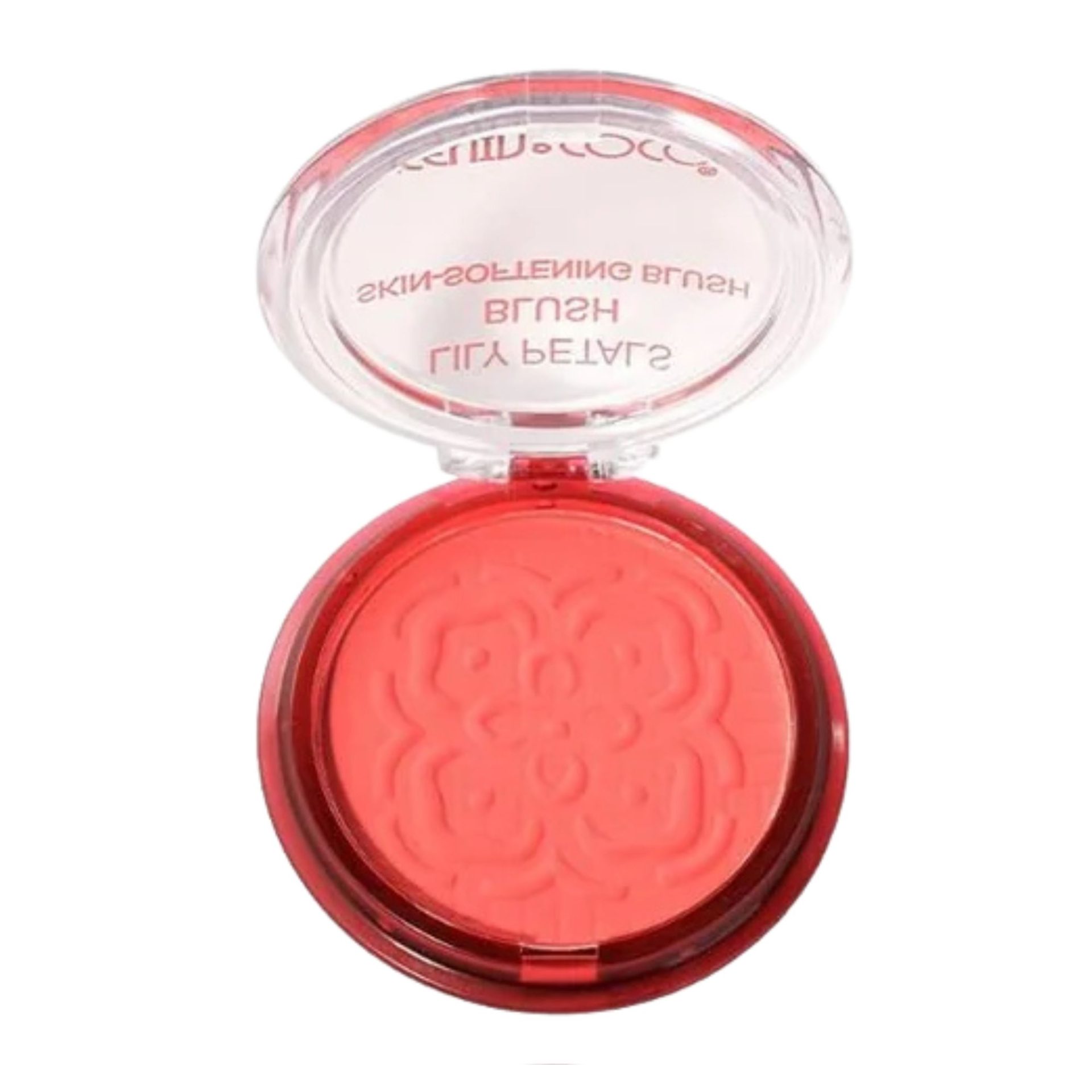 Fard de Obraz, Kevin&Coco, Blush Compact, Textura Fina, Pentru Toate Tipurile de Ten, 9.3 g, 7.5 x 7.5 x 2.1 cm, Model Eternity, Roz/Coral