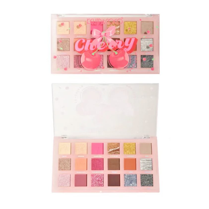 Paleta Farduri de Pleoape Kevin&Coco Cherry Glam 18 Nuan?e