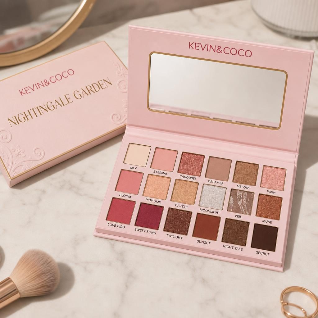 Detaliu Paleta Farduri KEVIN&COCO Nightingale Garden