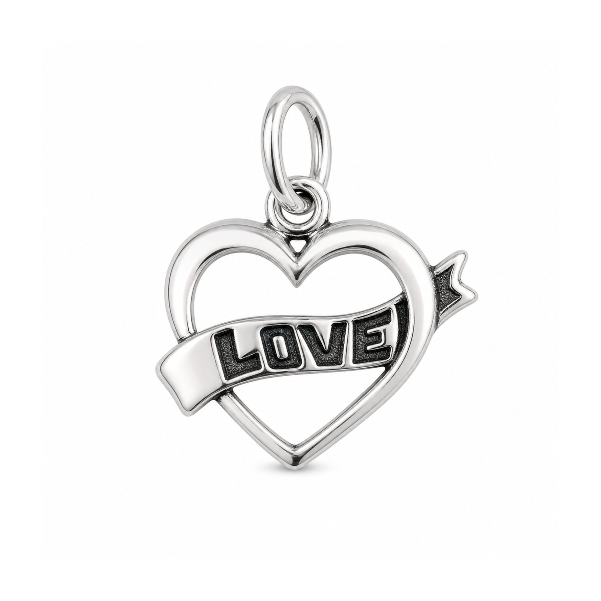 Pandantiv din argint 925 inima Love
