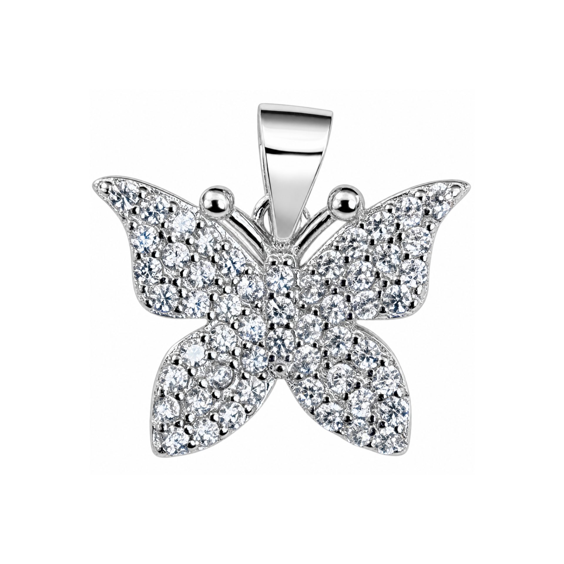 Pandantiv argint 925 Jolie Silver fluture zirconiu