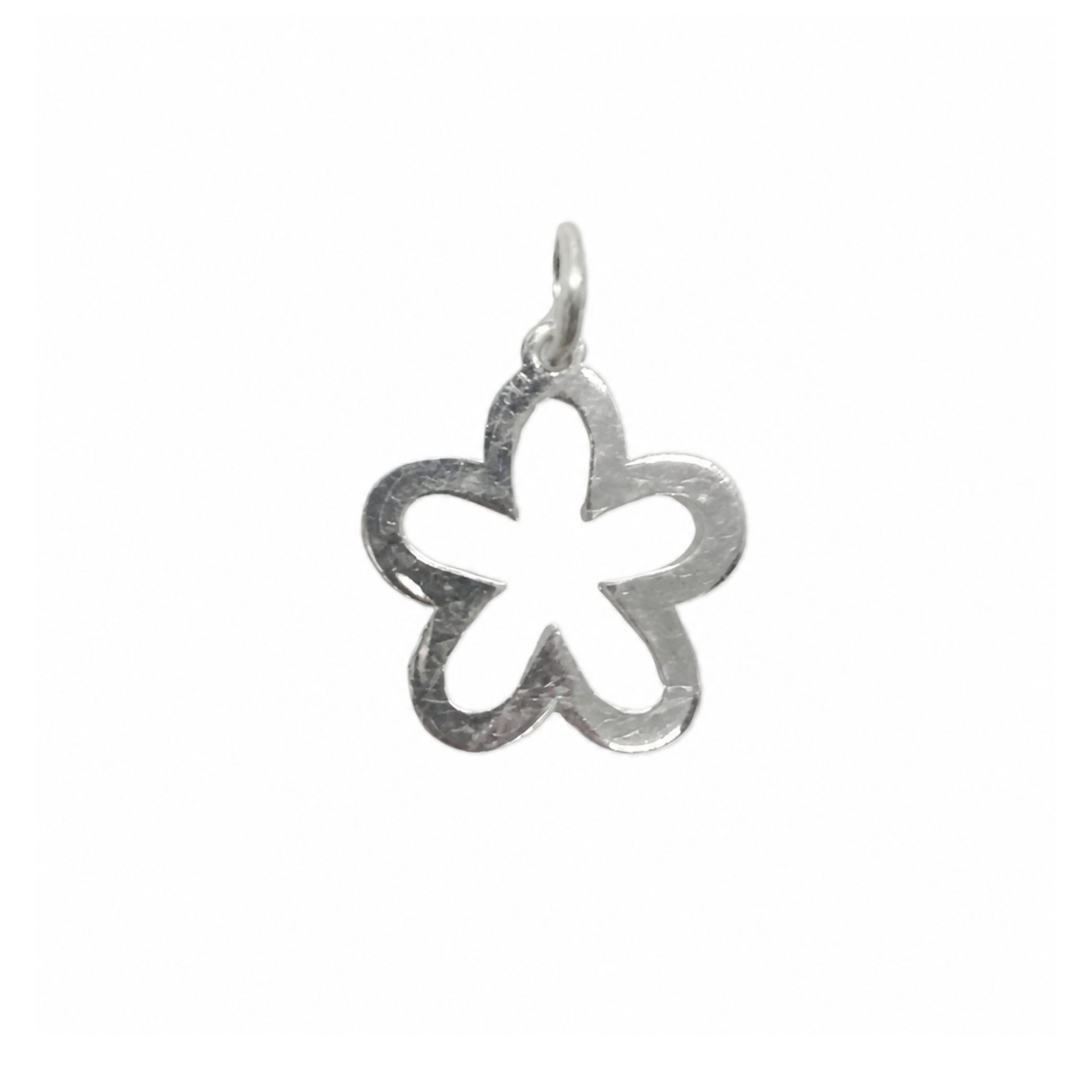 Pandantiv din Argint 925 Jolie Silver, Model Floare contur, 15 x 10 mm, 0.5 g 4