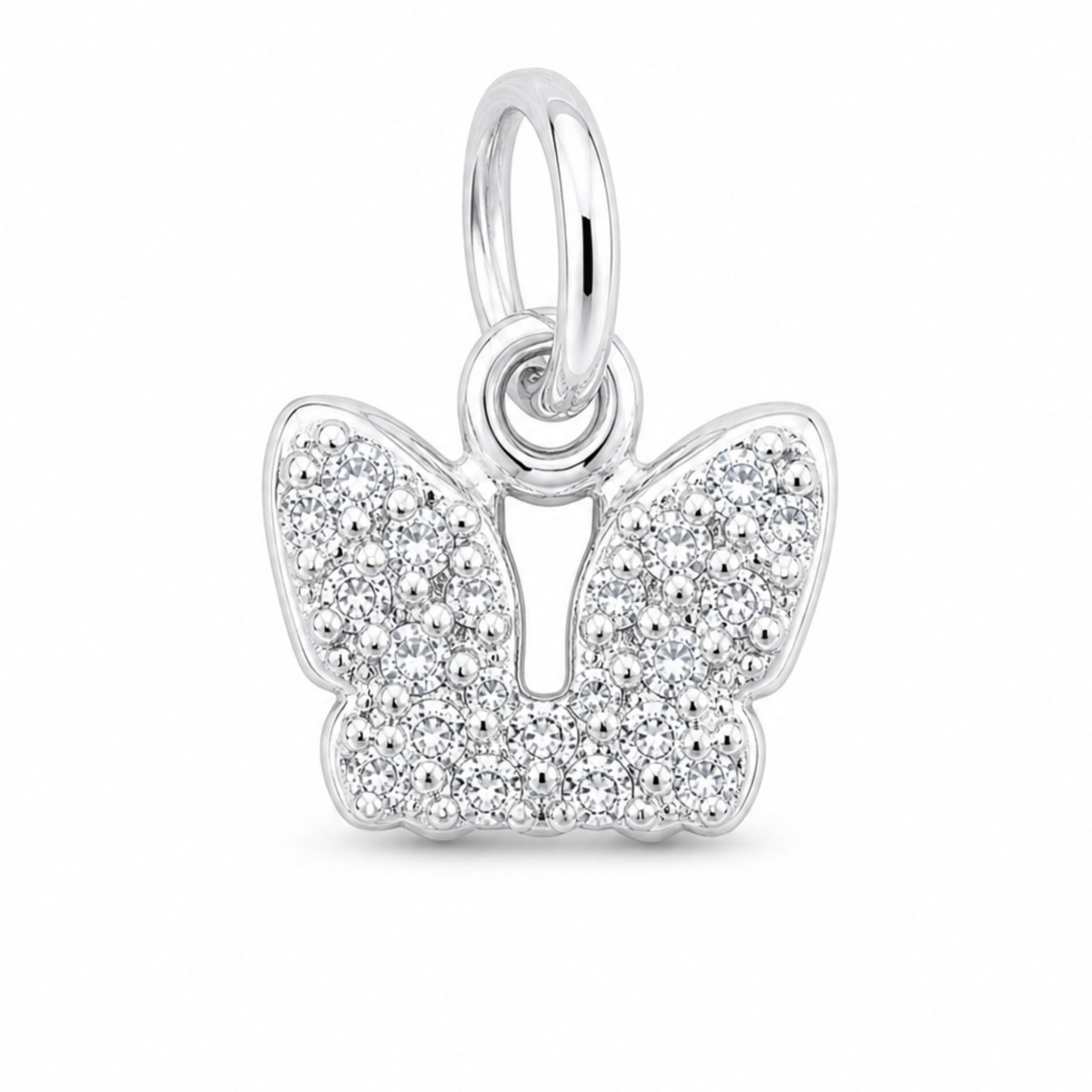 Pandantiv din Argint 925 Model Fluture cu Zirconi