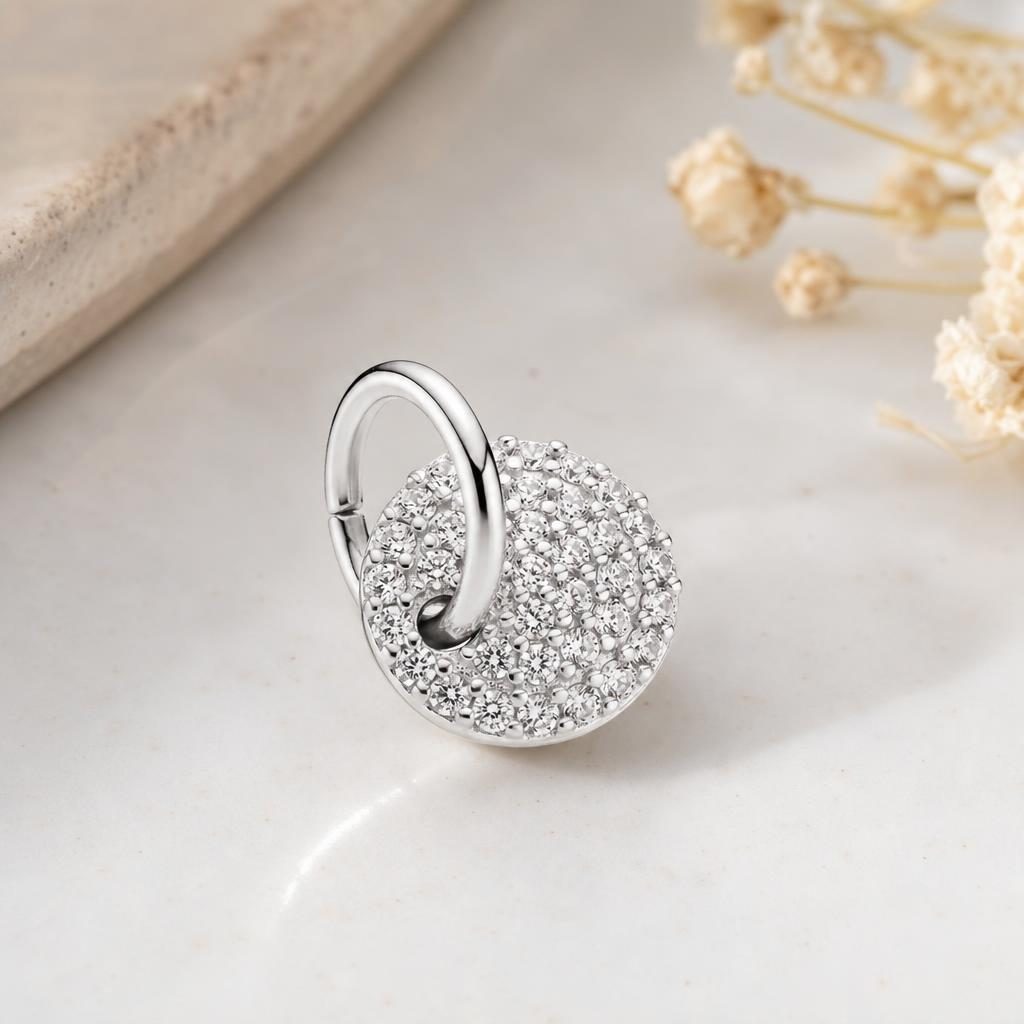 Pandativ argint 925 banut Jolie Silver - vedere detaliu