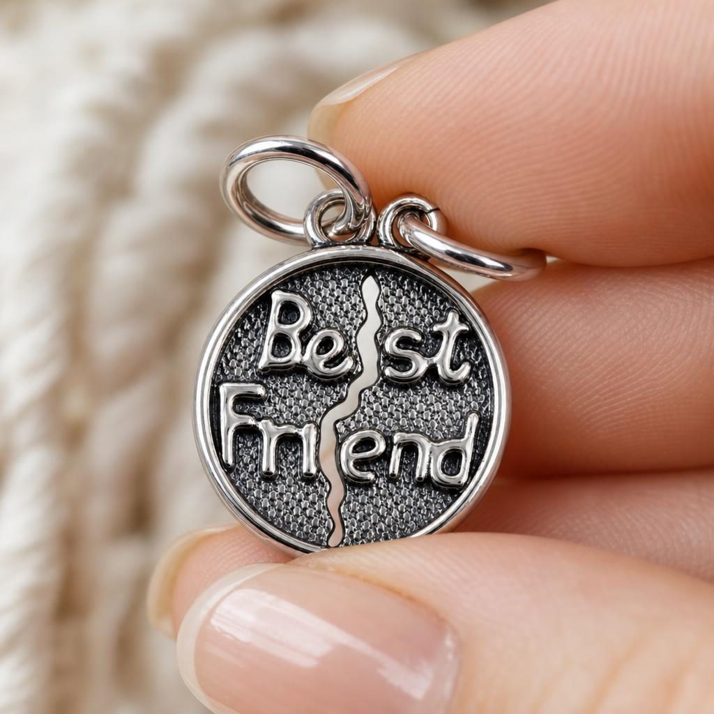 Pandantiv argint Bestfriend vedere alternativă