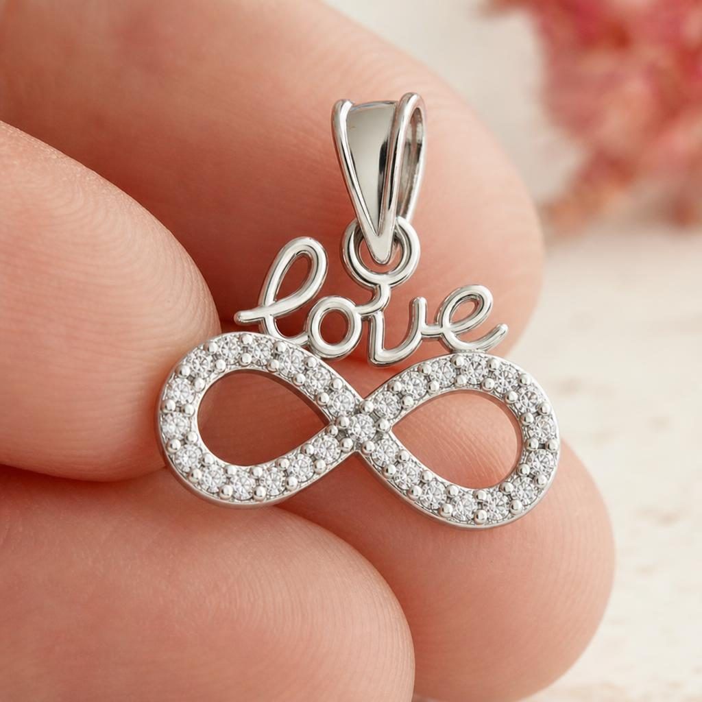Pandantiv Infinit Love, Argint 925, 1.5 x 1.5 cm, 1.13 g 4