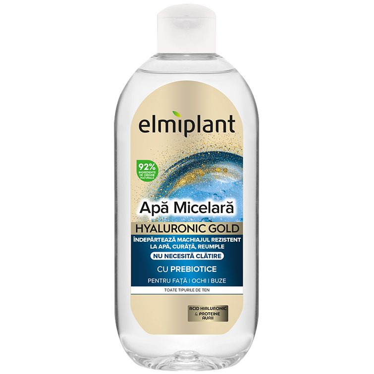 Apa Micelara, Elmiplant, Hyaluronic Gold, 400 ml 2