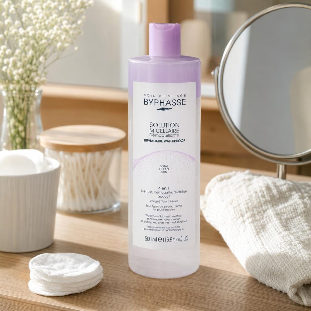 Apa Micelara, Byphasse, 500 ml Waterproof 4in1