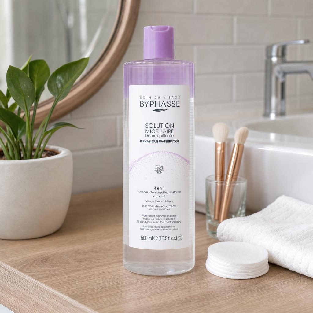 Apa Micelara, Byphasse, 500 ml Waterproof 4in1