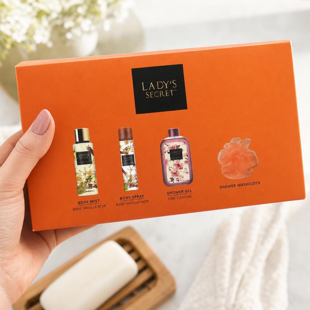 Lady's Secret Borseta Cadou, Gel de Dus 250, Bodymist250, Bs75 Vanilla
