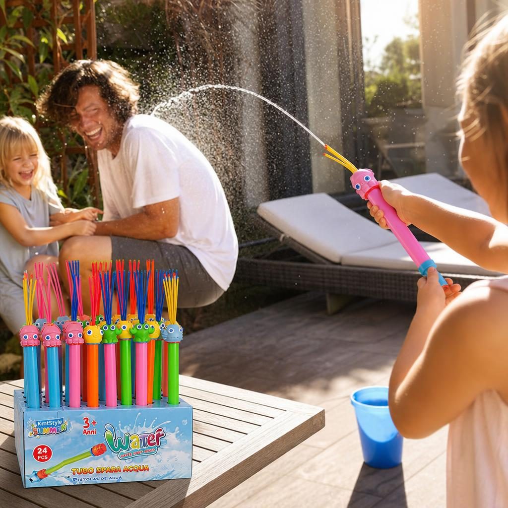Blaster de Apa pentru Copii, , Dimensiune 3 cm, Jucarie de Vara pentru Plaja, Piscina si Curte, Rezervor pentru Apa, Design Usor de Manevrat, Multicolor 3