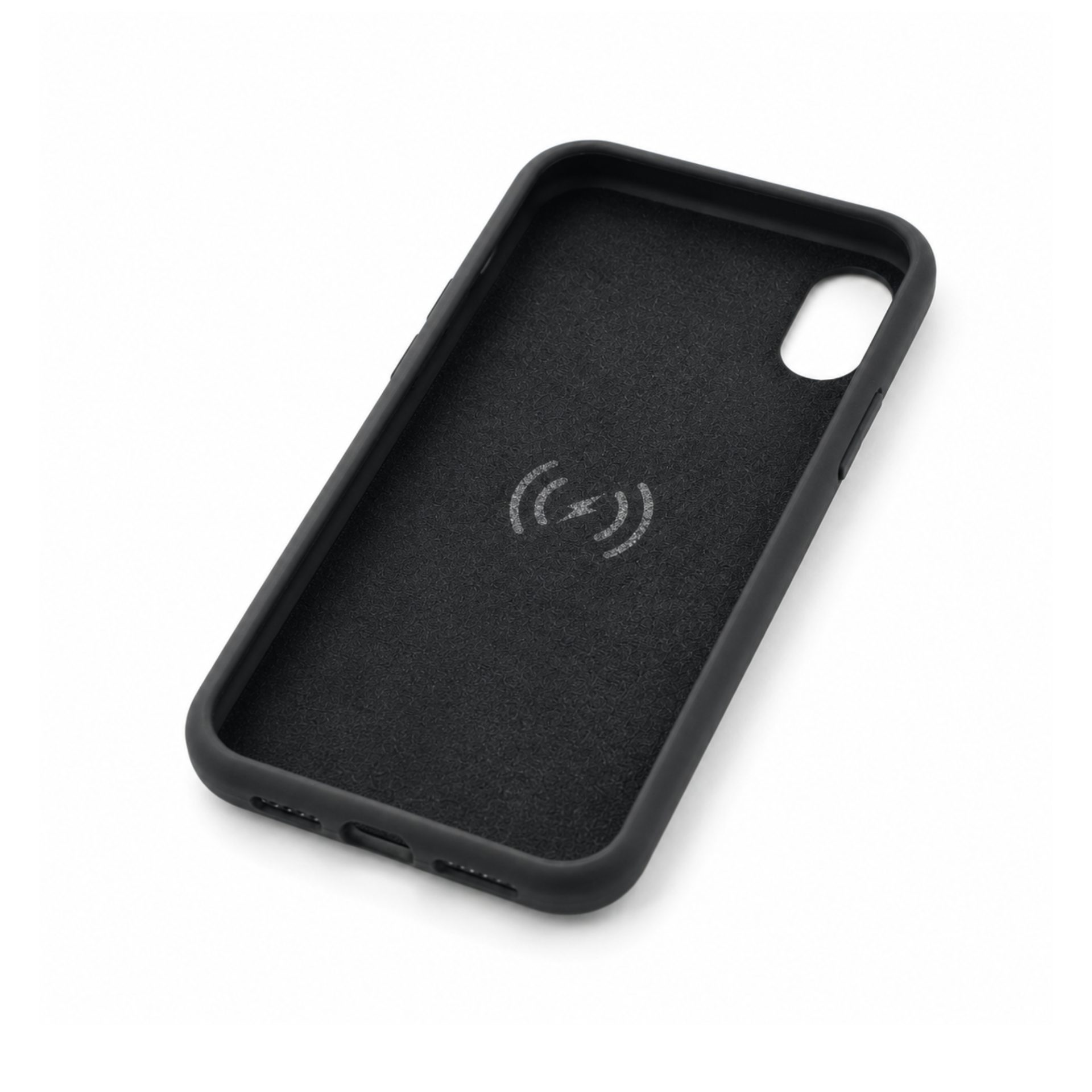 Acumulator extern iFans Battery Case 3000 mAh Wireless pentru Apple iPhone X, Negru