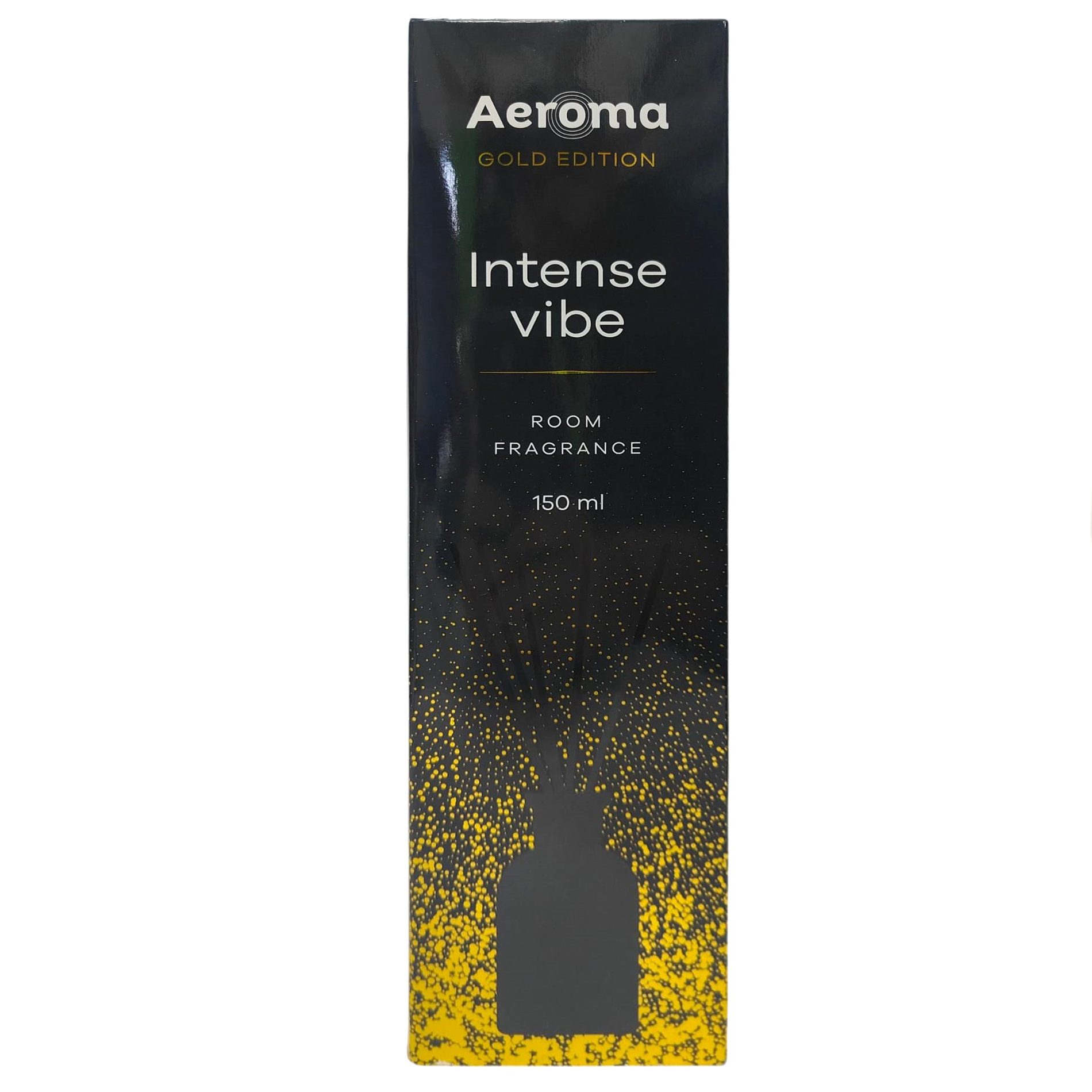 Odorizant Camera cu Difuzor, Aeroma Luxury Gold, 150 ml Intense Vibe