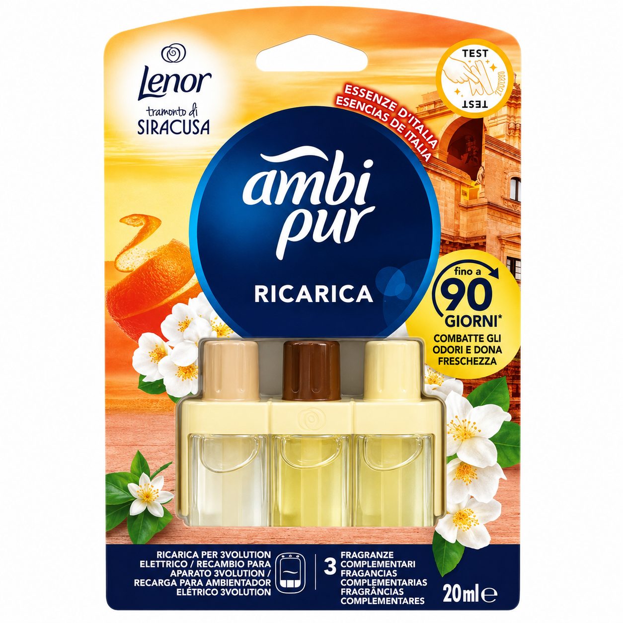 Odorizant, Ambi Pur, Camera 3VOLUTION Rezerva 20 ml Orange Cinnamon