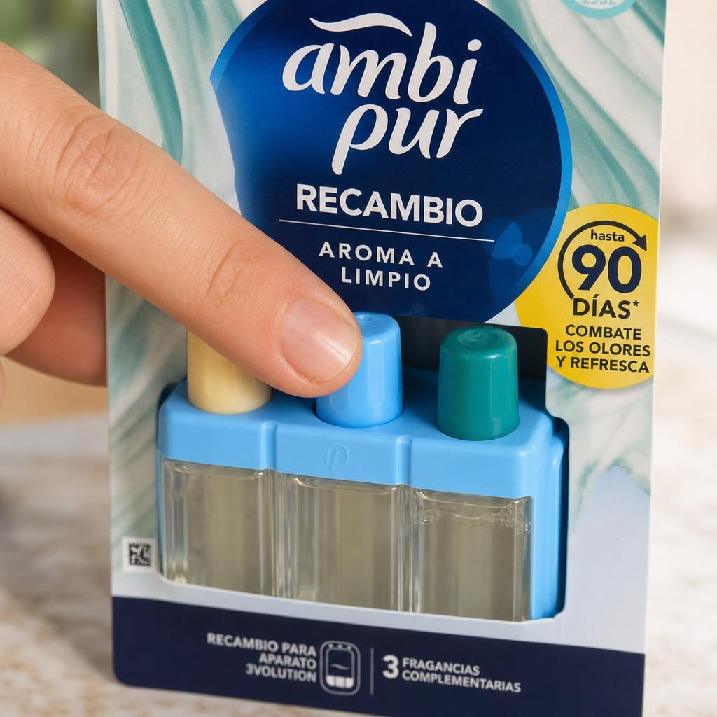 Odorizant, Ambi Pur, Camera 3VOLUTION Rezerva 20 ml Aroma Limpio