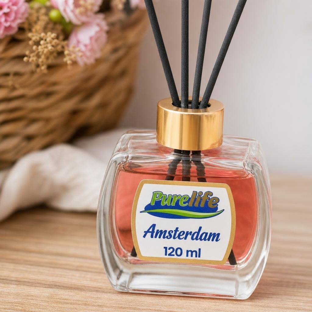 Odorizant Camera cu Difuzor, Pure Life, 120 ml Amsterdam