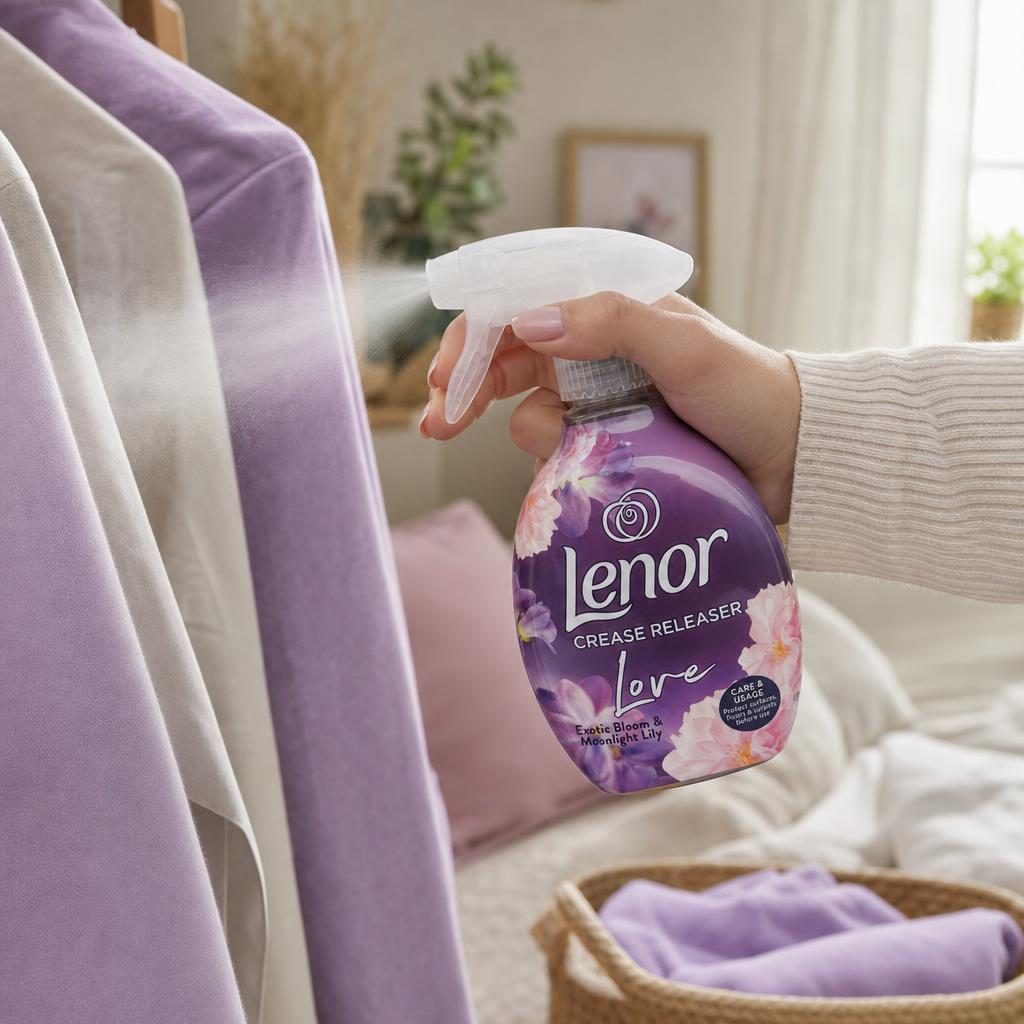 Odorizant, Lenor, Textile Spray Antisifonare 500 ml Exotic Bloom
